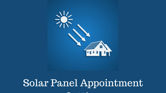 Image for solar panel appointments